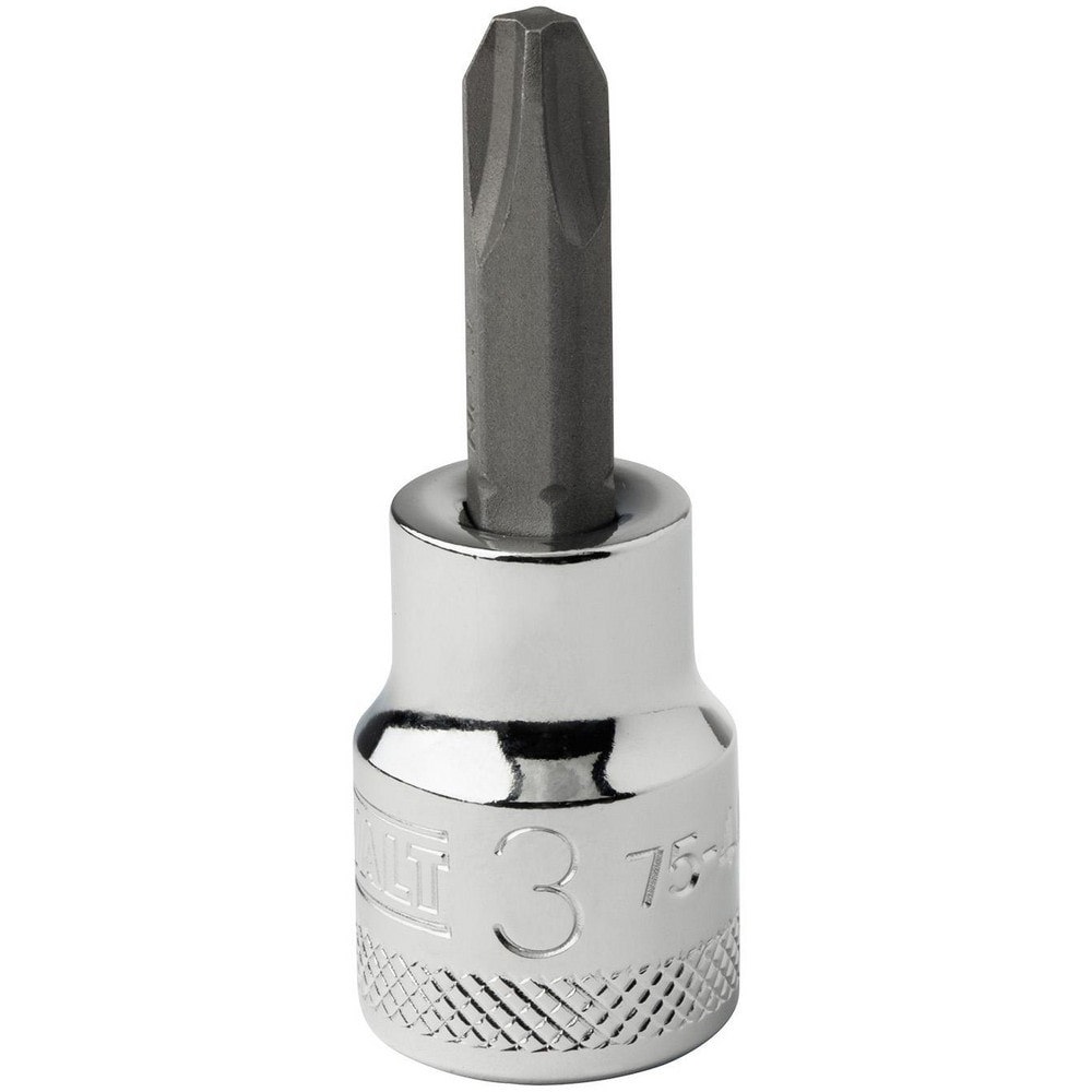 Screwdriver & Drag Link Sockets; Socket Type: Phillips Screwdriver Socket ; Drive Size: 0.375in ; Finish: Chrome ; Insulated: No ; Non-sparking: No ; Tether Style: Not Tether Capable