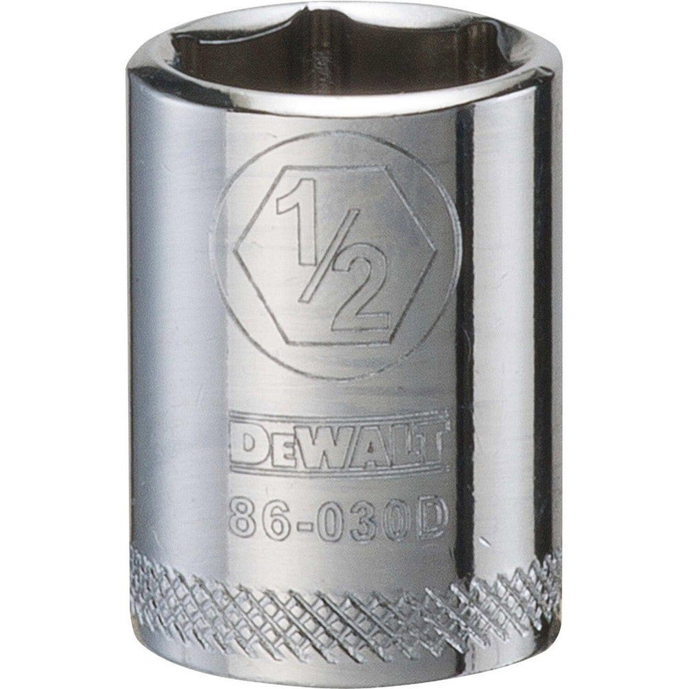 Hand Sockets; Socket Type: Standard ; Socket Size (Inch): 1/2 ; Drive Size: 1/4 ; Drive Style: Hex ; Number Of Points: 6 ; Overall Length (Inch): 31/32