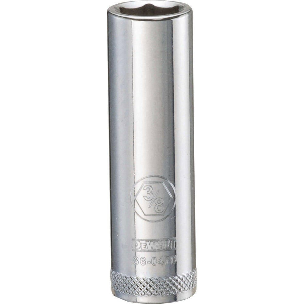 Hand Sockets; Socket Type: Deep ; Socket Size (Inch): 3/8 ; Drive Size: 1/4 ; Drive Style: Hex ; Number Of Points: 6 ; Overall Length (Inch): 1-15/16