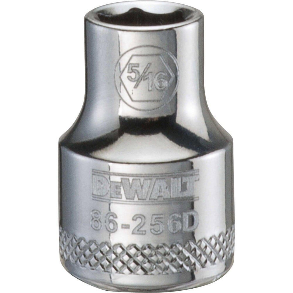 Hand Sockets; Socket Type: Standard ; Socket Size (Inch): 5/16 ; Drive Size: 3/8 ; Drive Style: Hex ; Number Of Points: 6 ; Overall Length (Inch): 1