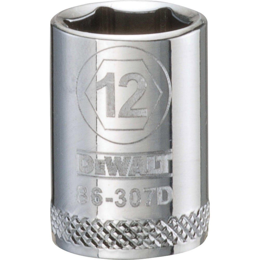 Hand Sockets; Socket Type: Standard ; Socket Size (mm): 12.00 ; Drive Size: 3/8 ; Drive Style: Hex ; Number Of Points: 6 ; Overall Length (Inch): 1