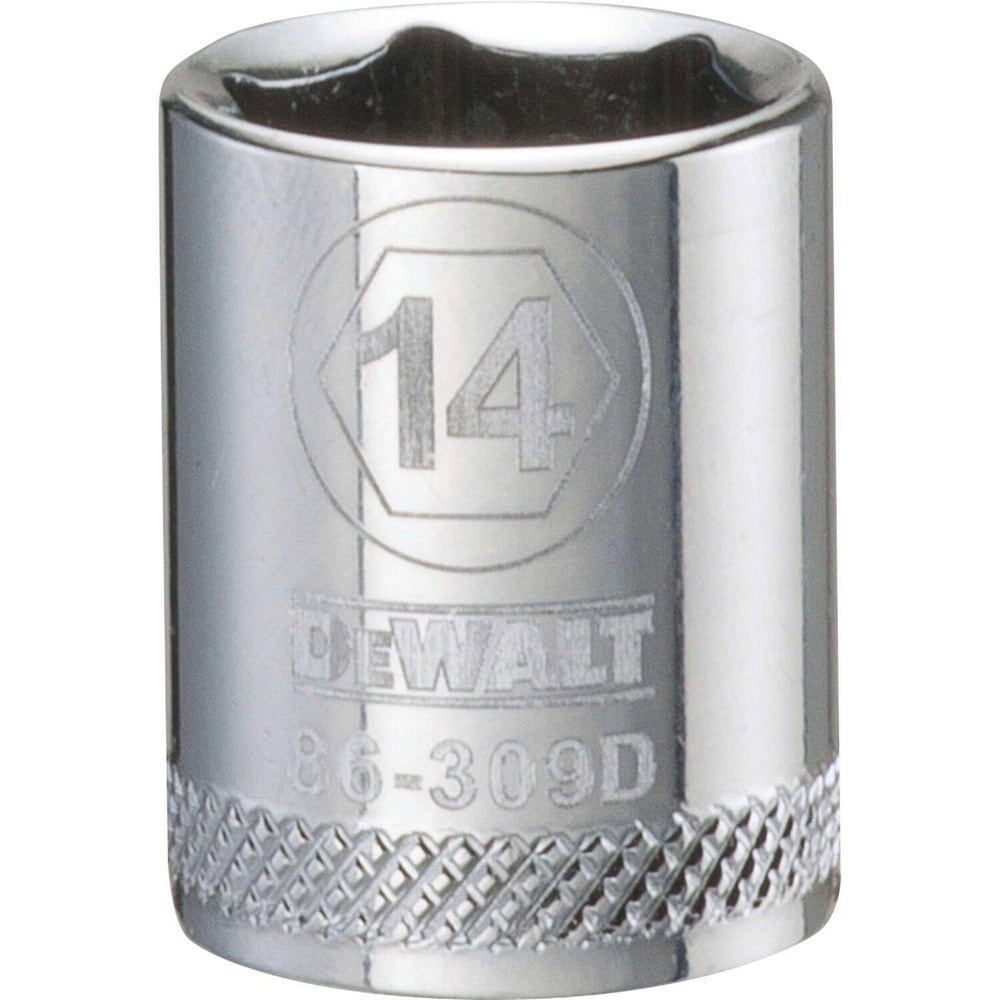 Hand Sockets; Socket Type: Standard ; Socket Size (mm): 14.00 ; Drive Size: 3/8 ; Drive Style: Hex ; Number Of Points: 6 ; Overall Length (Inch): 1