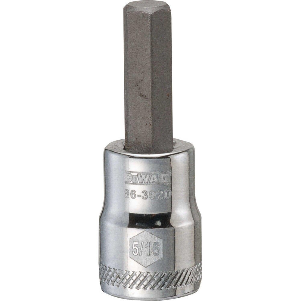 Hand Sockets; Socket Type: Standard ; Socket Size (Inch): 5/16 ; Drive Size: 3/8 ; Drive Style: Hex ; Number Of Points: 12 ; Overall Length (Inch): 1-31/32