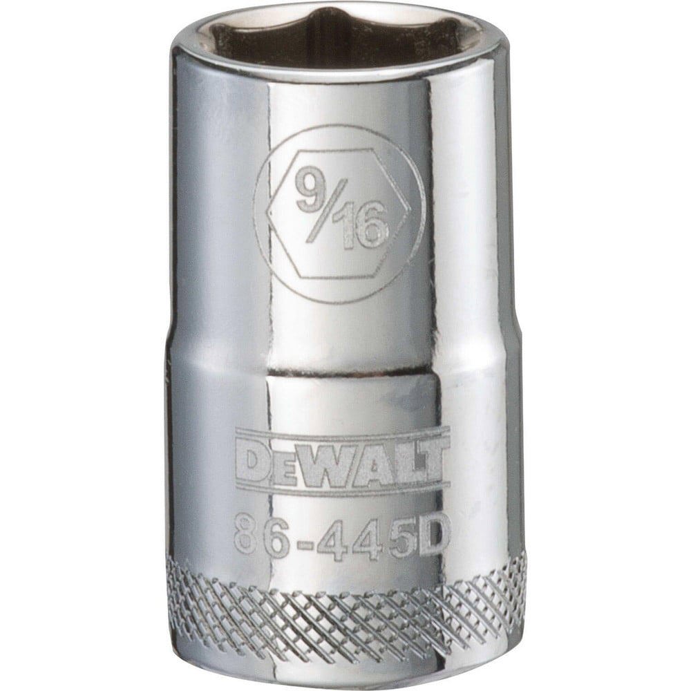 Hand Sockets; Socket Type: Standard ; Socket Size (Inch): 9/16 ; Drive Size: 1/2 ; Drive Style: Hex ; Number Of Points: 6 ; Overall Length (Inch): 1-1/2