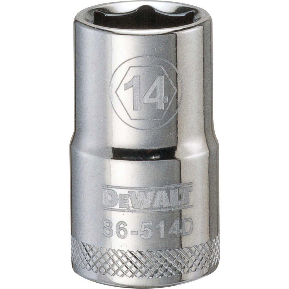Hand Sockets; Socket Type: Standard ; Socket Size (mm): 14.00 ; Drive Size: 1/2 ; Drive Style: Hex ; Number Of Points: 6 ; Overall Length (Inch): 1-1/2