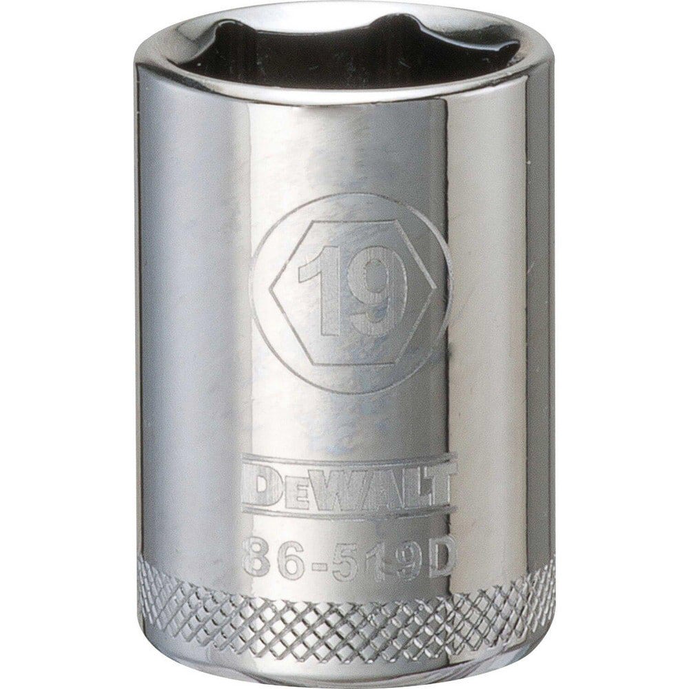 Hand Sockets; Socket Type: Standard ; Socket Size (mm): 19.00 ; Drive Size: 1/2 ; Drive Style: Hex ; Number Of Points: 6 ; Overall Length (Inch): 1-1/2