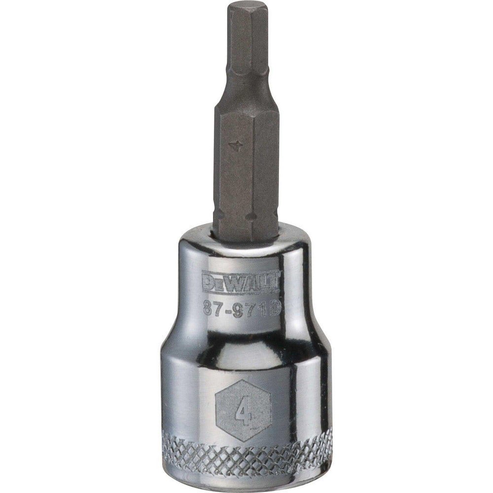 Hand Hex & Torx Bit Sockets; Socket Type: Hex Bit Socket ; Hex Size (mm): 4.000 ; Insulated: No ; Material: Steel ; Overall Length (mm): 50.0000 ; Non-sparking: No