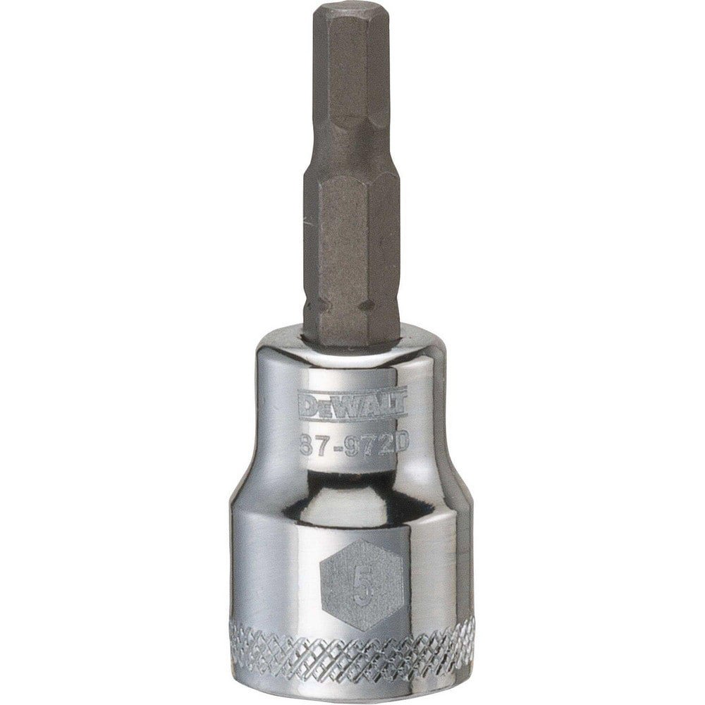 Hand Hex & Torx Bit Sockets; Socket Type: Hex Bit Socket ; Hex Size (mm): 5.000 ; Insulated: No ; Material: Steel ; Overall Length (mm): 50.0000 ; Non-sparking: No