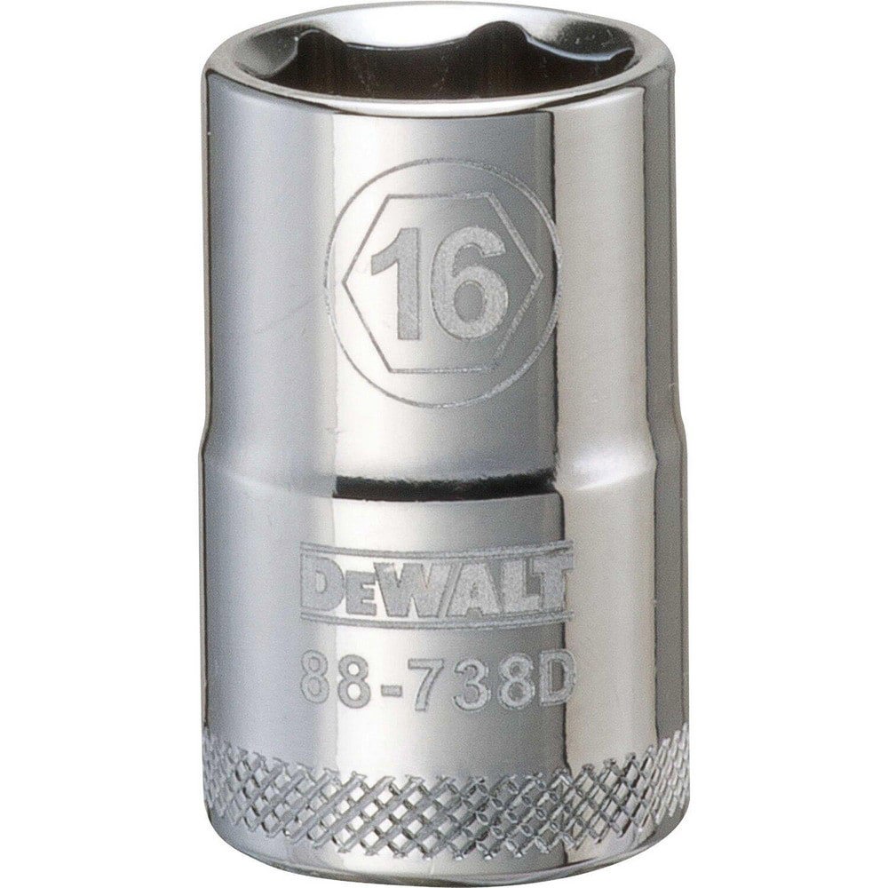 Hand Sockets; Socket Type: Standard ; Socket Size (mm): 16.00 ; Drive Size: 1/2 ; Drive Style: Hex ; Number Of Points: 6 ; Overall Length (Inch): 1-1/2
