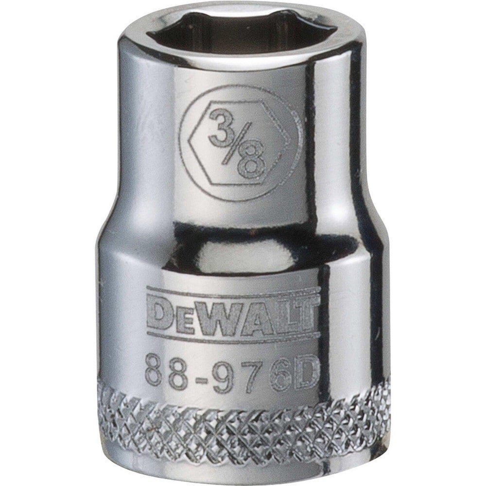 Hand Sockets; Socket Type: Standard ; Socket Size (Inch): 3/8 ; Drive Size: 3/8 ; Drive Style: Hex ; Number Of Points: 6 ; Overall Length (Inch): 1