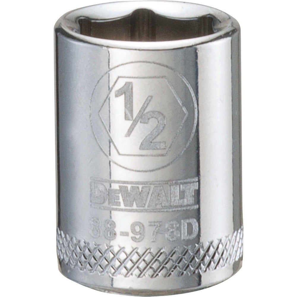 Hand Sockets; Socket Type: Standard ; Socket Size (Inch): 1/2 ; Drive Size: 3/8 ; Drive Style: Hex ; Number Of Points: 6 ; Overall Length (Inch): 1/2