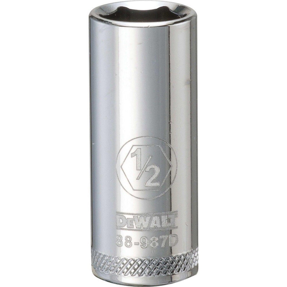 Hand Sockets; Socket Type: Deep ; Socket Size (Inch): 1/2 ; Drive Size: 3/8 ; Drive Style: Hex ; Number Of Points: 6 ; Overall Length (Inch): 1-31/32