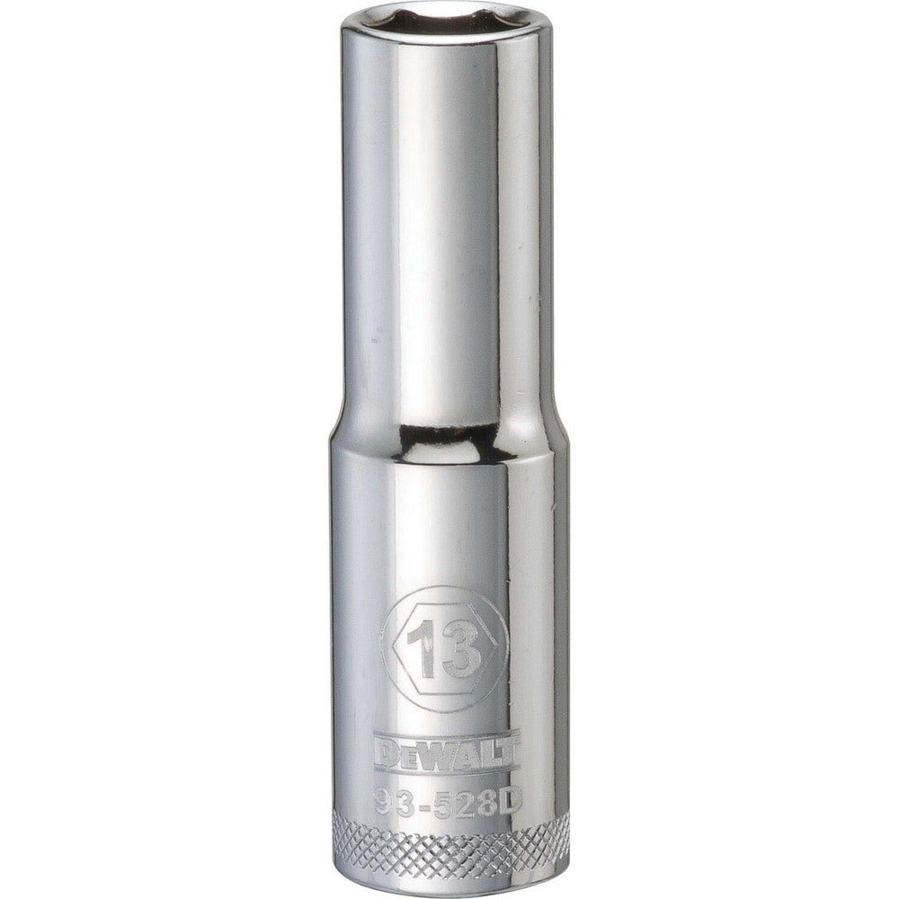 Hand Sockets; Socket Type: Deep ; Socket Size (mm): 13.00 ; Drive Size: 1/2 ; Drive Style: Hex ; Number Of Points: 6 ; Overall Length (Inch): 3-1/8