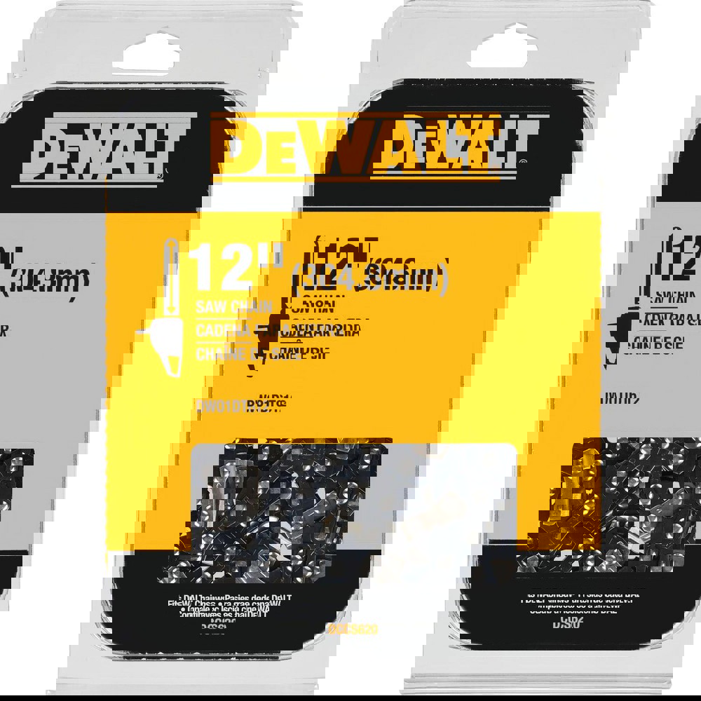 Power Lawn & Garden Equipment Accessories; Accessory Type: Chainsaw Chain ; Length (Inch): 12; 12 in ; UNSPSC Code: 27112800