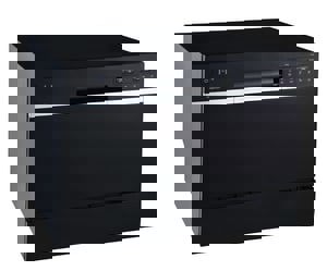 6 PLACE SETTING COUNTERTOP DISHWASHER - BLACK