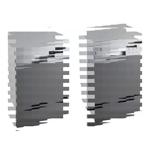 6 PLACE SETTING COUNTERTOP DISHWASHER - SILVER