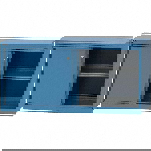 Sliding Door Storage Cabinet: 29-1/2