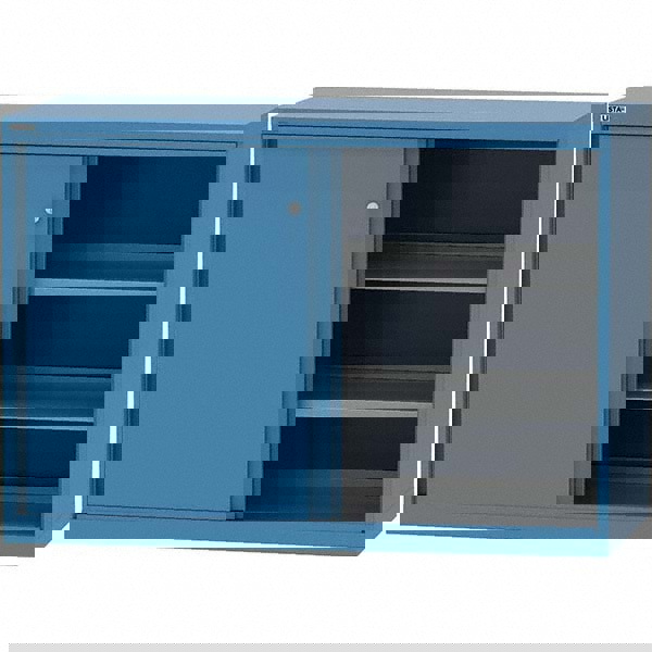 Sliding Door Storage Cabinet: 29-1/2