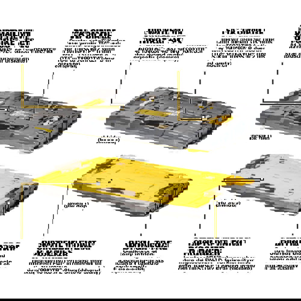 Tool Box Case & Cabinet Accessories; Accessory Type: Adaptor ; Material: Plastic ; Material Family: Plastic ; Overall Depth: 13.38in ; Overall Width: 2in ; Overall Height: 20.865in