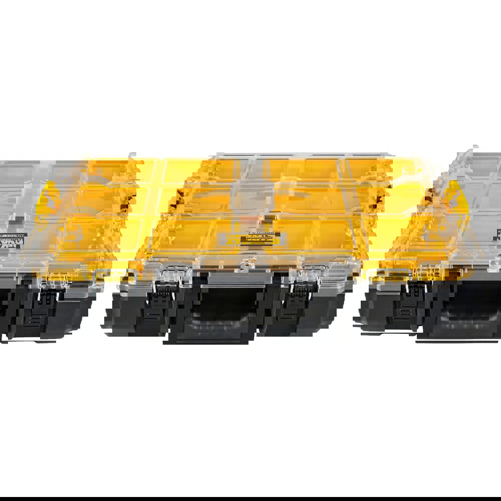 Tool Boxes, Cases & Chests; Type: Toolbox ; Locking Mechanism: None ; Color: Black; Yellow ; Material: Plastic ; Material Family: Plastic ; Handle Type: Recessed