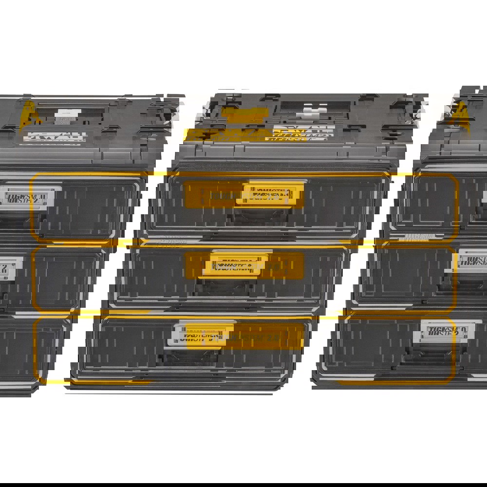 Tool Boxes, Cases & Chests; Type: Drawer ; Locking Mechanism: None ; Color: Black; Yellow ; Material: Plastic ; Material Family: Plastic ; Handle Type: Recessed Side