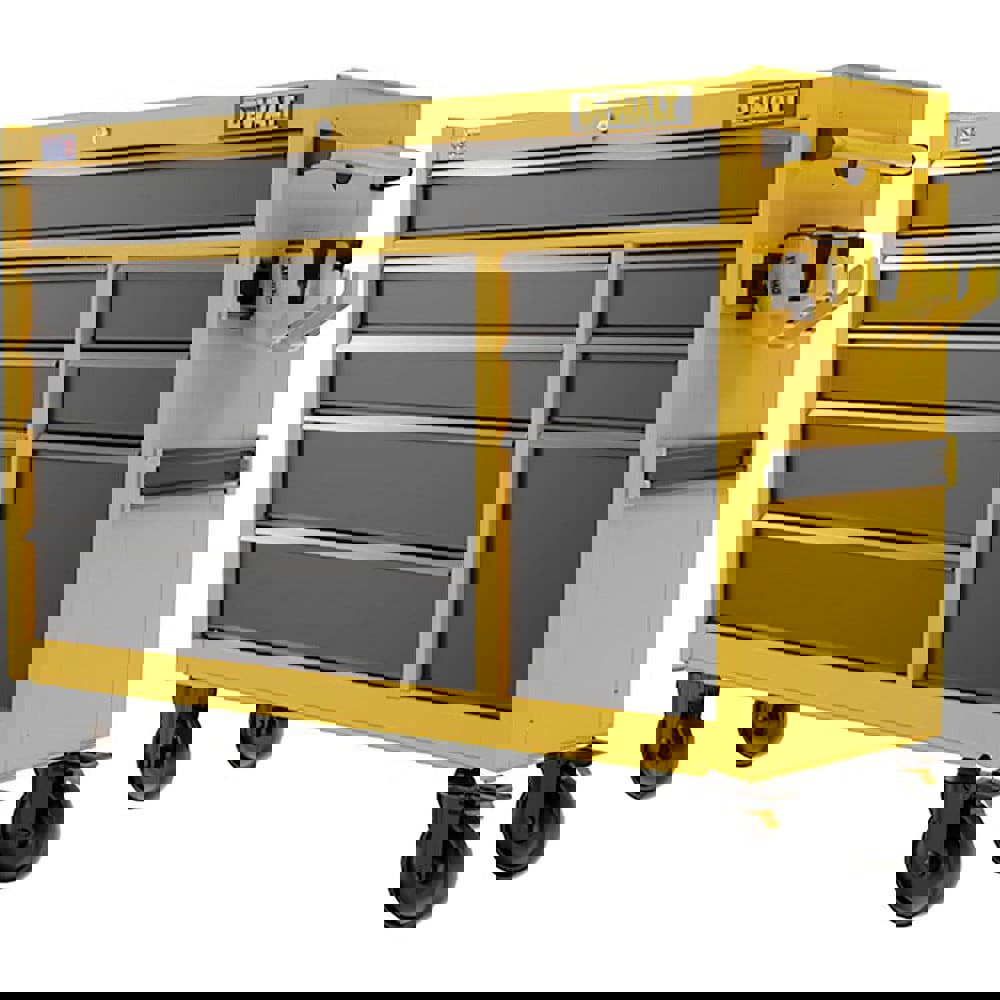 Tool Roller Cabinets; Drawers Range: 5 - 10 Drawers ; Overall Weight Capacity: 2000 ; Top Material: Steel ; Color: Black; Yellow ; Load Capacity Range: 1400 to 2499 Lb ; Locking Mechanism: Keyed