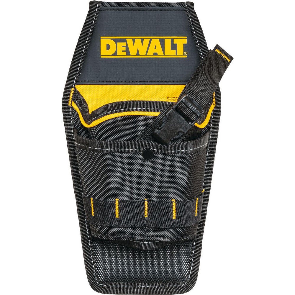 Tool Pouches & Holsters; Holder Type: Holster ; Tool Type: Drill, Drill Bits ; Closure Type: Buckle ; Material: Polyester ; Color: Black; Yellow ; Hand: Neutral