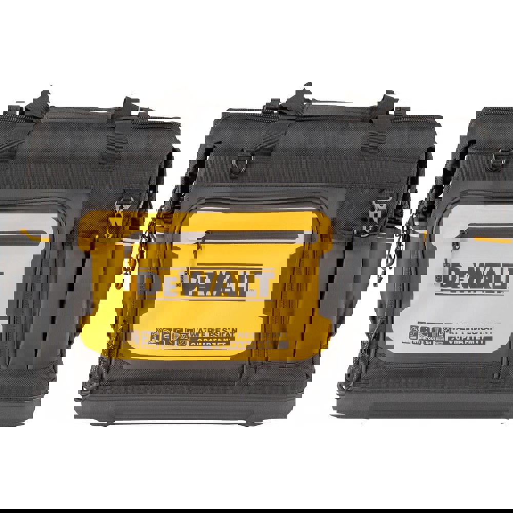 Tool Bags & Tool Totes; Holder Type: Tool Bag ; Closure Type: Zipper ; Overall Width: 20 ; Overall Depth: 11.375 ; Overall Height: 12.125 ; Color: Black; Yellow