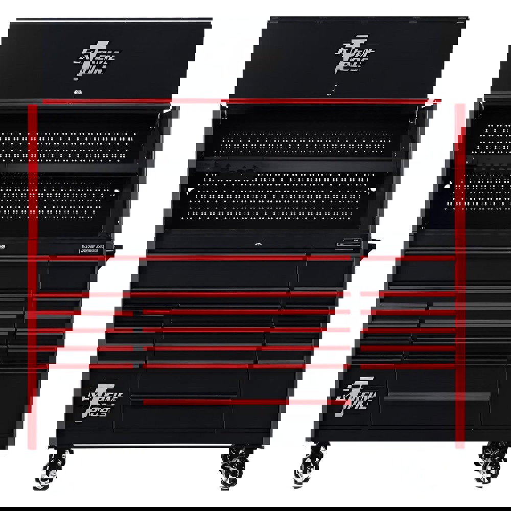Tool Storage Combos & Systems; Type: Roller Cabinet with Hutch Combo ; Drawers Range: 16 Drawers or More ; Number of Pieces: 2.000 ; Width Range: 72