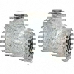 Malleable Iron Pipe Reducer: 1/2 x 1/2 x 3/8