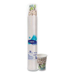 Pack of (50) Hot Cups, Paper, 12 oz