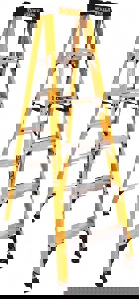 9-Step Fiberglass Step Ladder: Type IA, 10' High