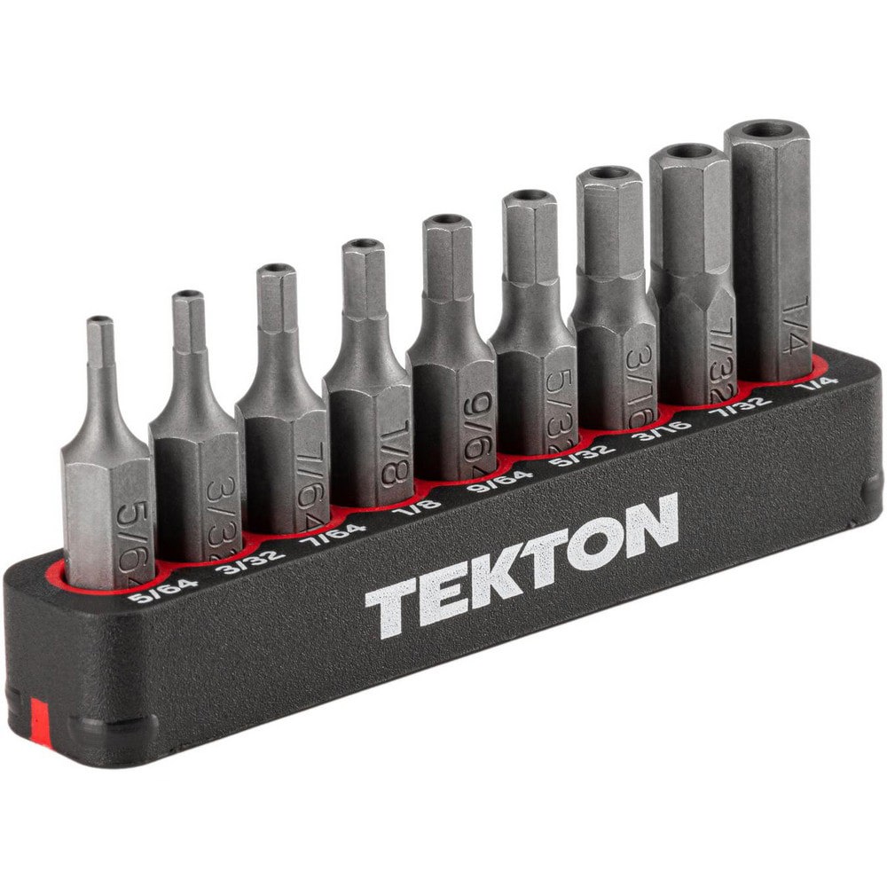 Screwdriver Bit Sets; Set Type: Security Hex ; Tip Type: Hex ; Container Type: Plastic Holder ; Point Type: Tamperproof Hex ; Drive Size: 0.25 ; Insulated: No