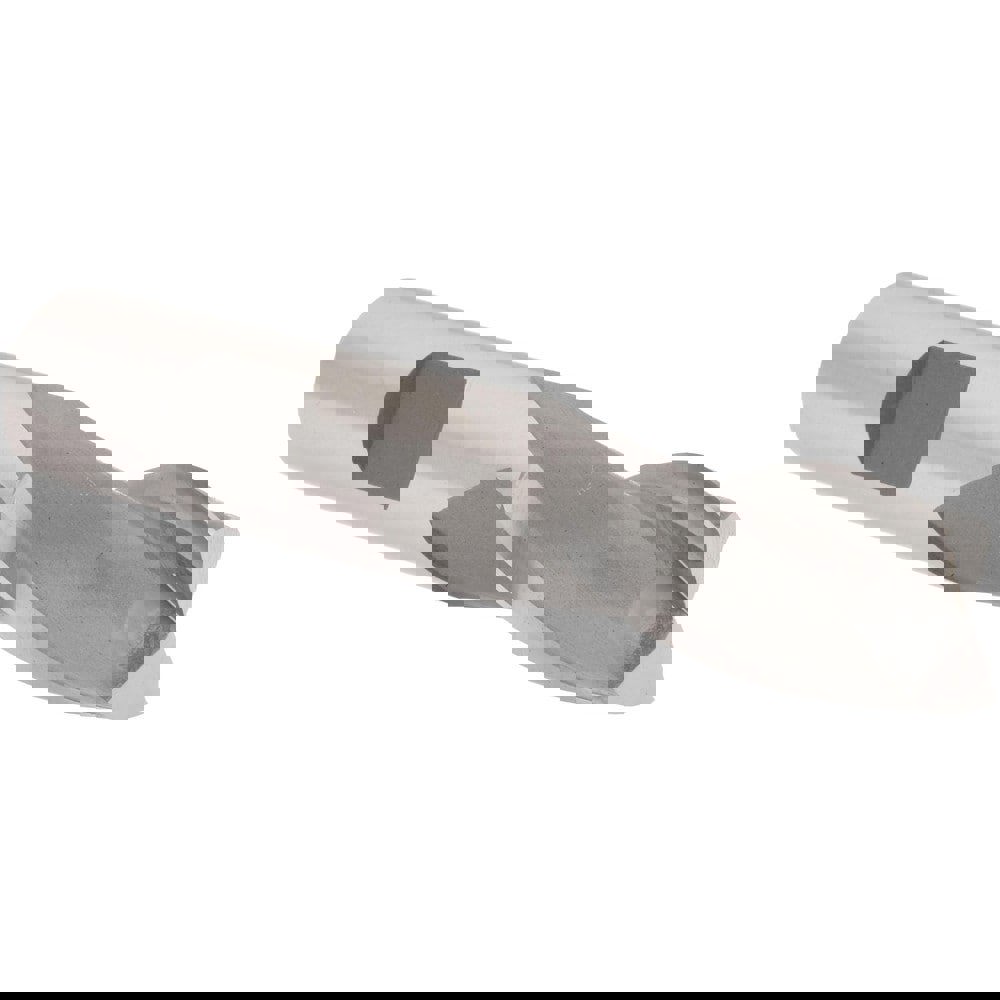 Square End Mill: 21/32'' Dia, 1-5/16'' LOC, 5/8'' Shank Dia, 3-5/16'' OAL, 2 Flutes, High Speed Steel