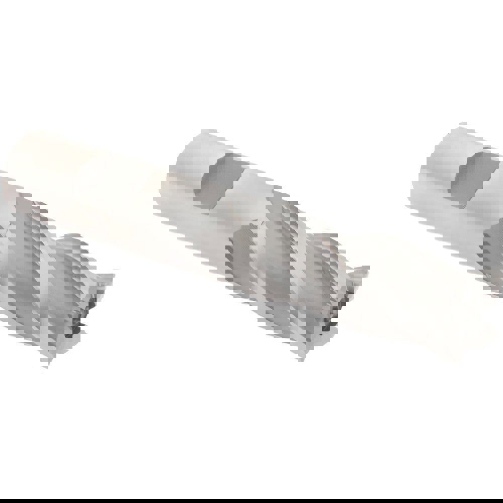 Square End Mill: 21/32'' Dia, 1-5/8'' LOC, 5/8'' Shank Dia, 3-3/4'' OAL, 4 Flutes, High Speed Steel