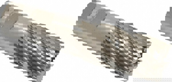 Square End Mill: 1-1/8'' Dia, 2'' LOC, 1'' Shank Dia, 4-1/2'' OAL, 6 Flutes, High Speed Steel