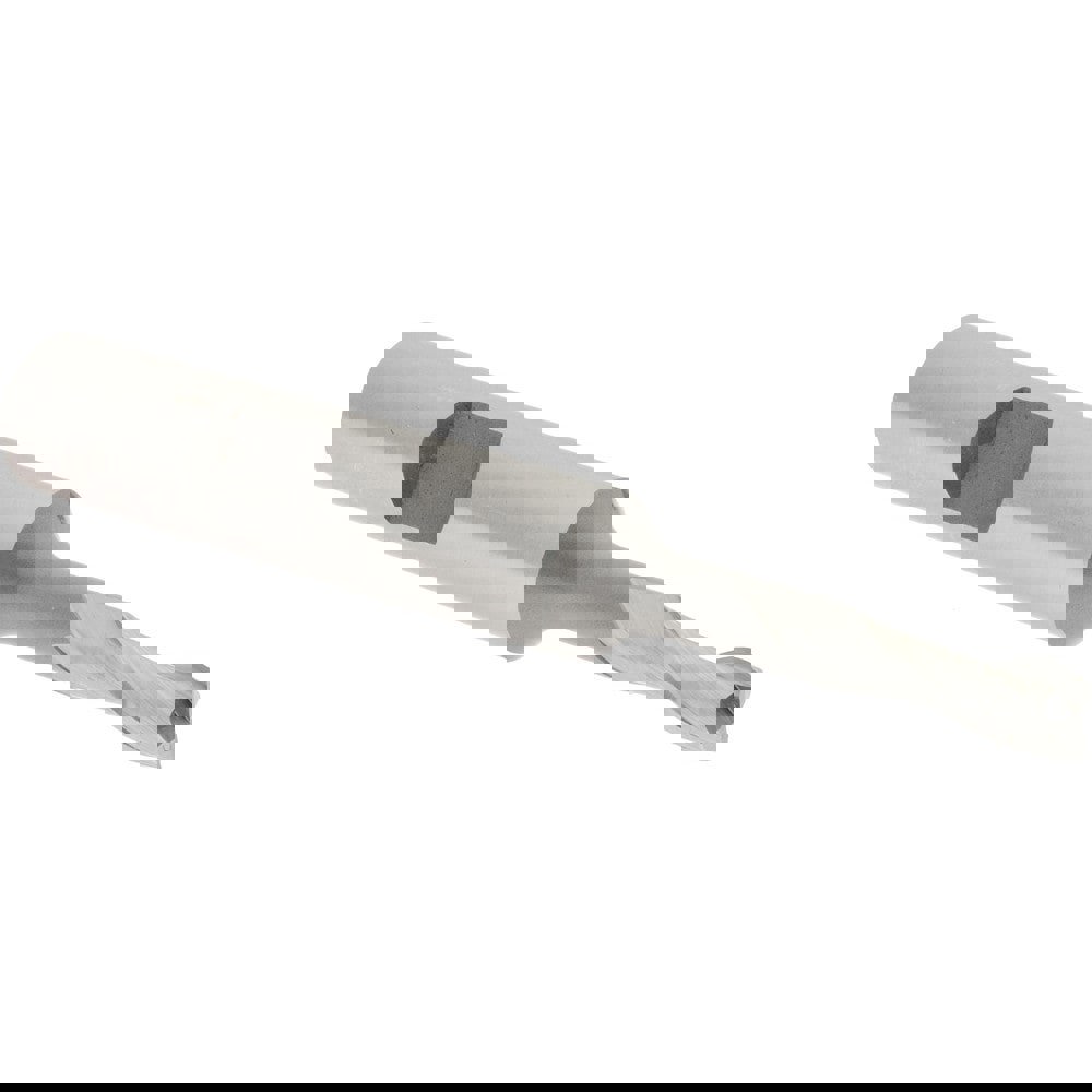 Square End Mill: 3/16'' Dia, 1/2'' LOC, 3/8'' Shank Dia, 2-11/16'' OAL, 2 Flutes, High Speed Steel