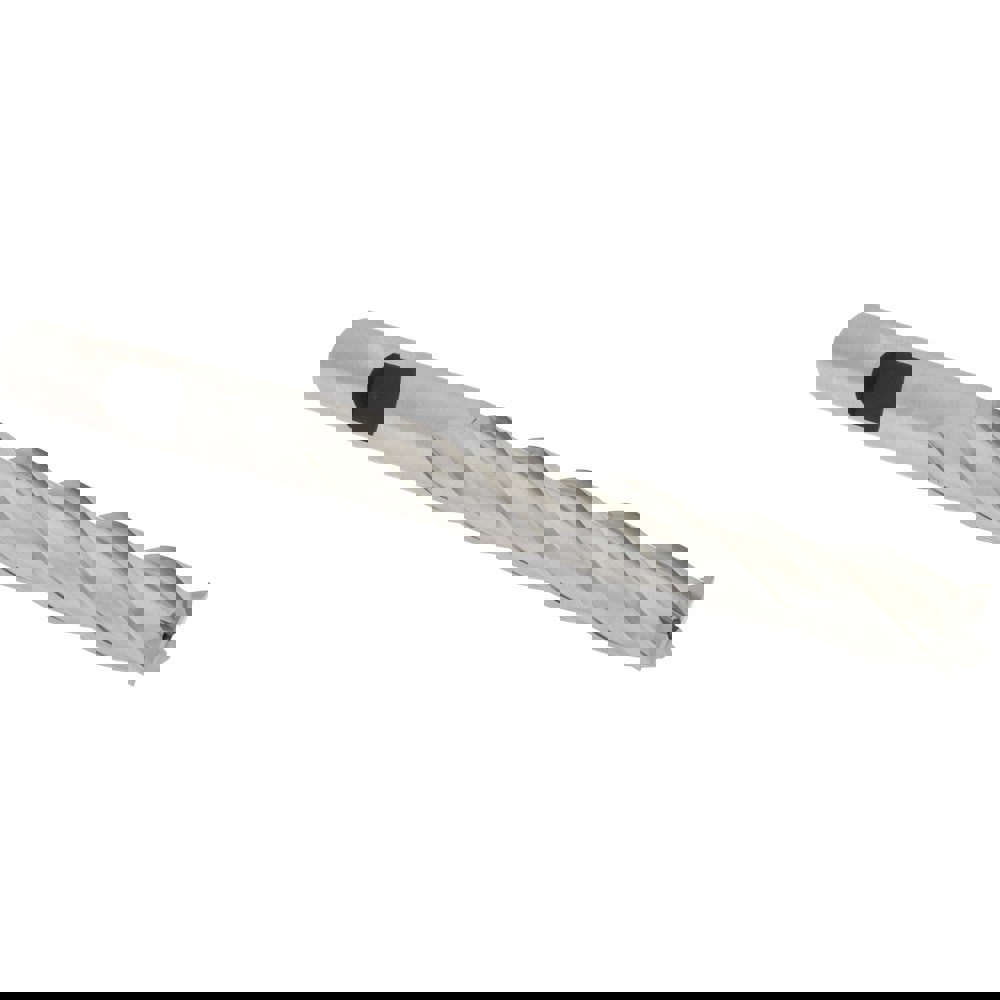 Square End Mill: 3/8'' Dia, 2-1/2'' LOC, 3/8'' Shank Dia, 4-1/4'' OAL, 4 Flutes, High Speed Steel