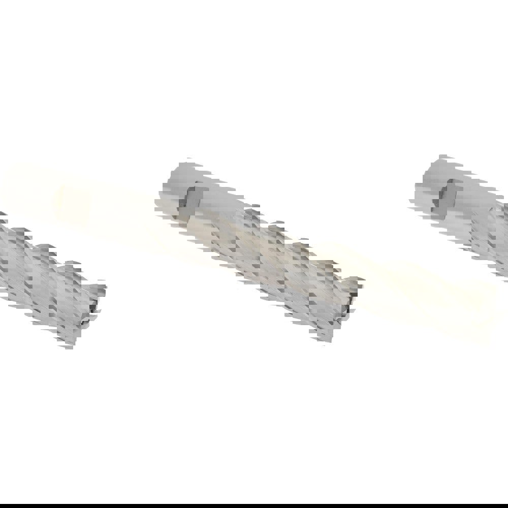 Square End Mill: 1/2'' Dia, 3'' LOC, 1/2'' Shank Dia, 5'' OAL, 4 Flutes, High Speed Steel