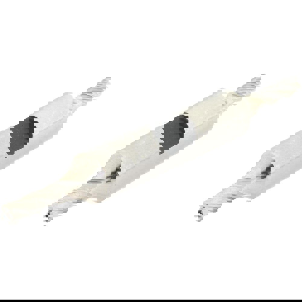 Square End Mill: 5/32'' Dia, 7/16'' LOC, 3/8'' Shank Dia, 3-1/8'' OAL, 4 Flutes, High Speed Steel