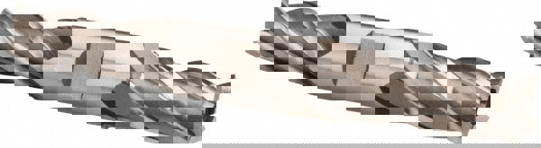 Square End Mill: 11/16'' Dia, 1-5/8'' LOC, 3/4'' Shank Dia, 5-5/8'' OAL, 4 Flutes, High Speed Steel