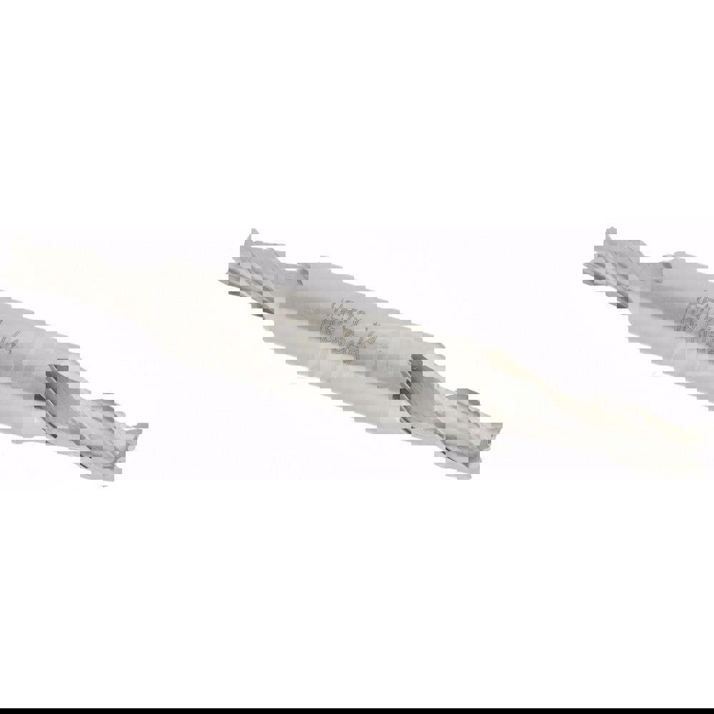 Square End Mill: 1/4'' Dia, 5/8'' LOC, 3/8'' Shank Dia, 3-3/8'' OAL, 3 Flutes, High Speed Steel