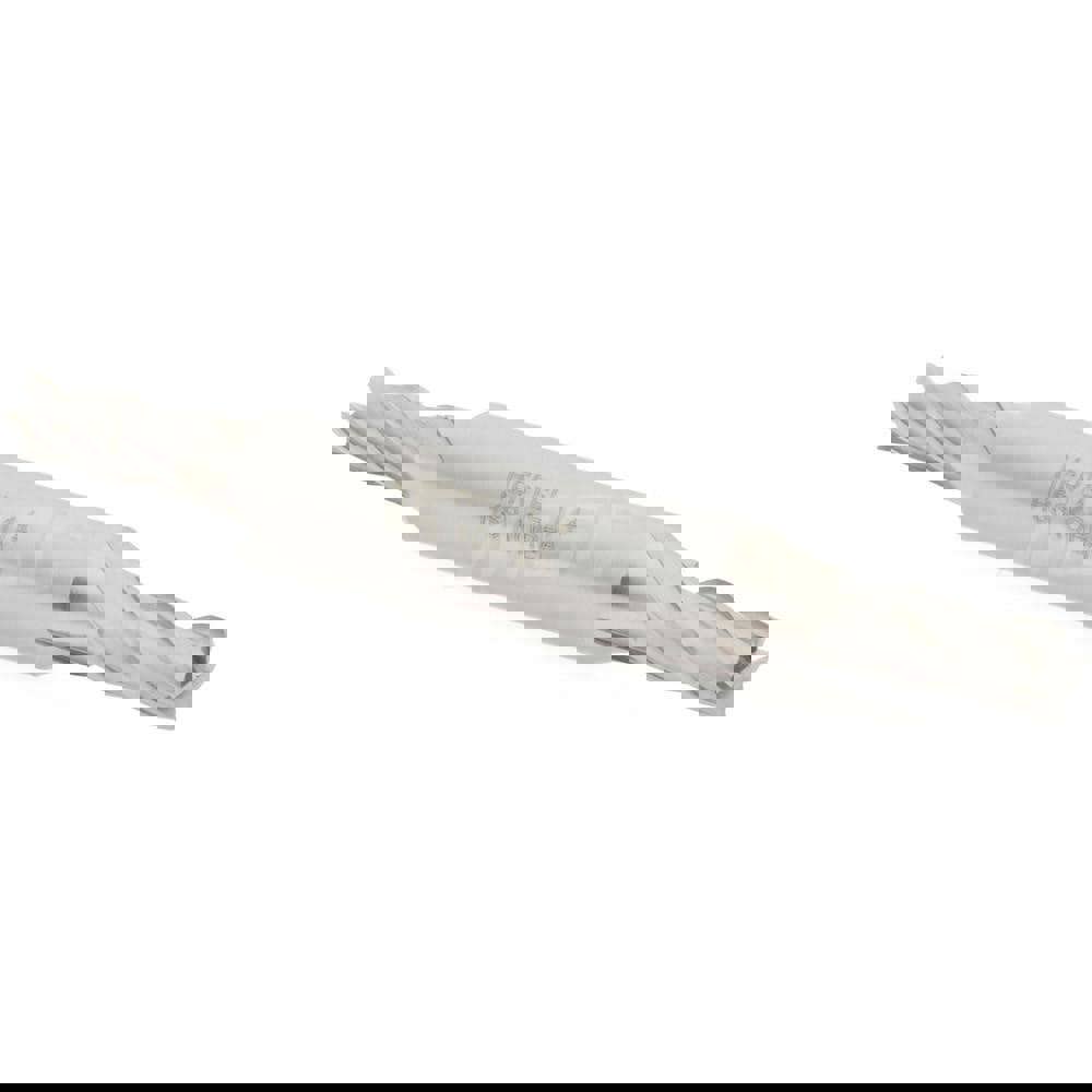 Square End Mill: 1/4'' Dia, 5/8'' LOC, 3/8'' Shank Dia, 3-3/8'' OAL, 4 Flutes, High Speed Steel