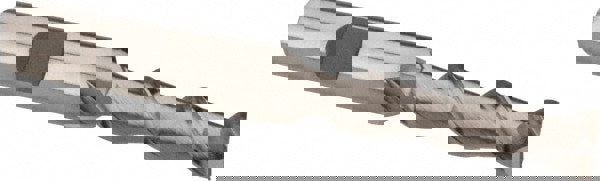 Square End Mill: 5/16'' Dia, 1-3/8'' LOC, 3/8'' Shank Dia, 3-1/8'' OAL, 2 Flutes, High Speed Steel