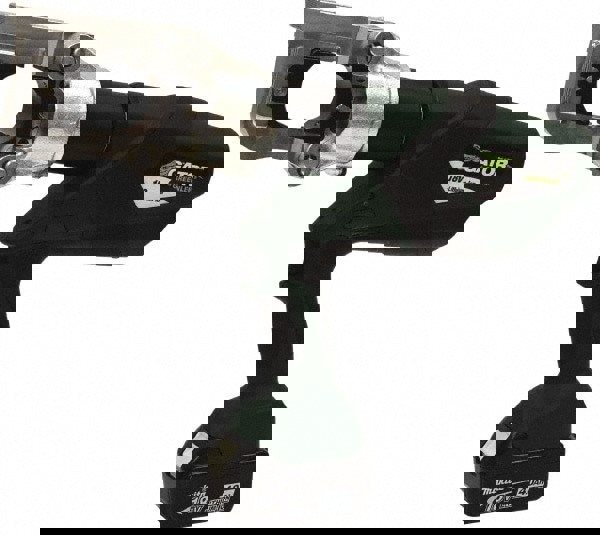 Power Crimper: 24,000 lb Capacity, Lithium-ion Battery Included, Pistol Grip Handle, 12V