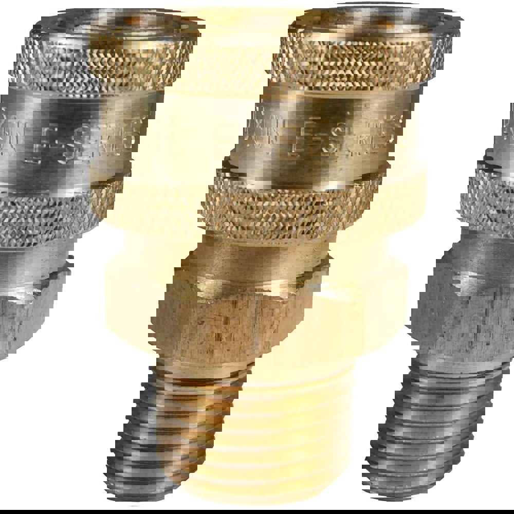 Hydraulic Hose Fittings & Couplings; Type: E-Series Straight Through Male Threaded Plug ; Fitting Type: Male Plug ; Hose Inside Diameter (Decimal Inch): 1.5000 ; Hose Size: 1-1/2 ; Material: Brass ; Thread Type: NPTF