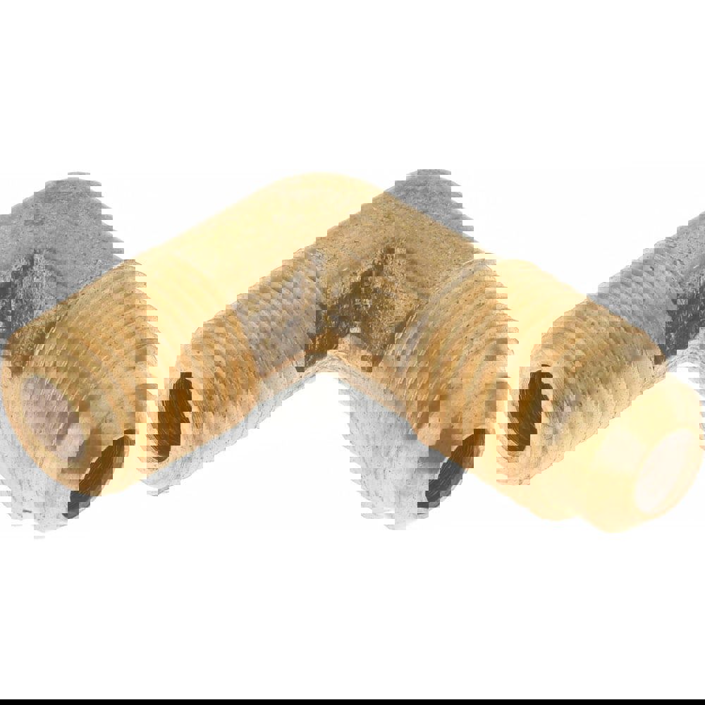 Brass Flared Tube Male Elbow: 1/4