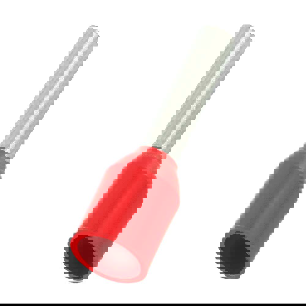 Electrical Wire Ferrules; Insulation Type: Partially Insulated; Connection Type: Crimp; Compatible Wire Size (sq mm): 1.5 mm2; 16 AWG; Compatible Wire Size (AWG): 16; Pin Length: 0.315 in; 8.0 mm; Pin Length (mm): 8; Pin Diameter: 1.7 mm; Overall Length: