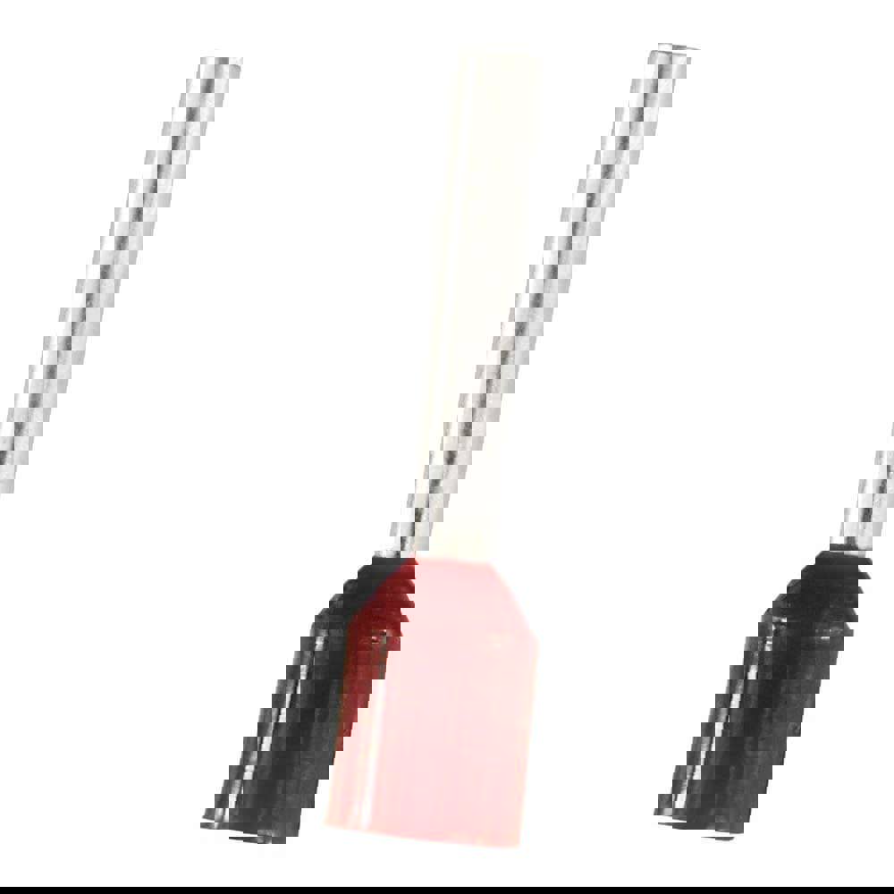 Electrical Wire Ferrules; Insulation Type: Partially Insulated; Connection Type: Crimp; Compatible Wire Size (sq mm): 1.5 mm2; 16 AWG; Compatible Wire Size (AWG): 16; Pin Length: 0.472 in; 12.0 mm; Pin Length (mm): 12; Pin Diameter: 1.7 mm; Overall Length