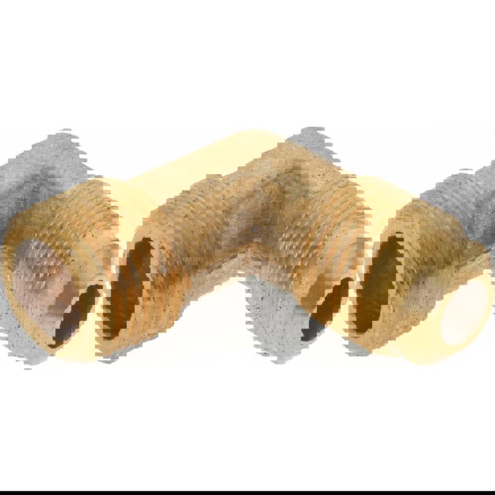 Brass Flared Tube Male Elbow: 5/16